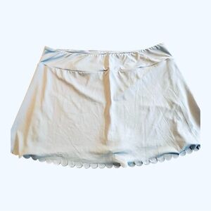 Crown & Ivy Light Blue Skirt/Short Tennis Skirt Size XXL